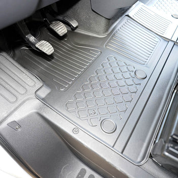 Tapis avec bords relevés Renault Master III, fabrication 2010 - présent, carrosserie van 2-3 places, empattement court, moyen et long | 653489