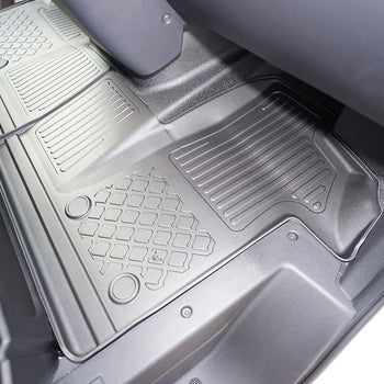 Tapis avec bords relevés Opel Movano B, fabrication 2010 - 2021, carrosserie van 2-3 places, empattement court, moyen et long | 653489