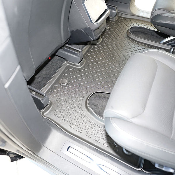 Tapis avec bords relevés Tesla Model X Facelift, fabrication 01.2021 - présent, carrosserie suv, 6 places, rangée 2 #2