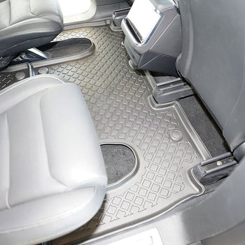 Tapis avec bords relevés Tesla Model X , fabrication 10.2016 - 12.2020, carrosserie suv, 6 places, rangée 2 #1