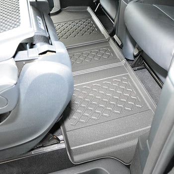 Tapis avec bords relevés Mercedes Classe V W447, fabrication 06.2014 - présent, carrosserie van 3 ème file de sièges | 693352