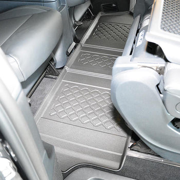 Tapis avec bords relevés Mercedes Classe V W447, fabrication 06.2014 - présent, carrosserie van 3 ème file de sièges | 693352