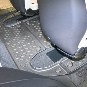 Tapis avec bords relevés Tesla Model X, fabrication 10.2016 - 12.2020, carrosserie suv 6 places, rangée 3 | 693861
