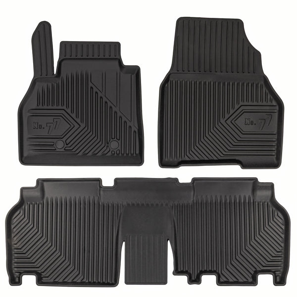 Tapis avec bords relevés Mercedes Citan W415, fabrication 10.2012 - 08.2021, carrosserie van 1 et 2 ème file de sièges | 77425217