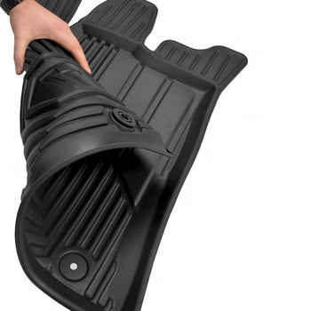 Tapis avec bords relevés Volkswagen ID. BUZZ, fabrication 05.2022 - présent, carrosserie van 1ère file de sièges | 77429376