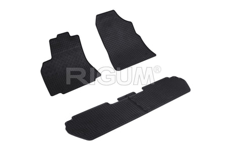 Tapis de voiture Peugeot Partner II, fabrication 2008 - 08.2018, carrosserie van compatible avec les modèles child pack | 900378