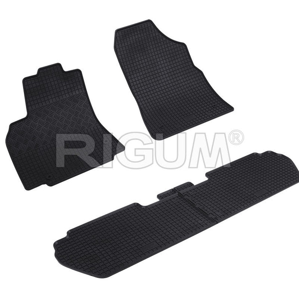 Tapis de voiture Peugeot Partner II, fabrication 2008 - 08.2018, carrosserie van compatible avec les modèles child pack | 900378