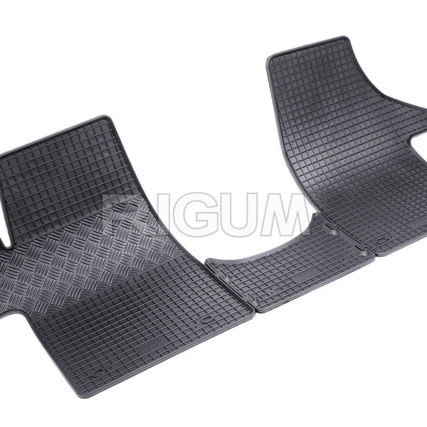 Tapis de voiture Volkswagen T5 Multivan, fabrication 2003 - 05.2015, carrosserie van 3 places | 902778