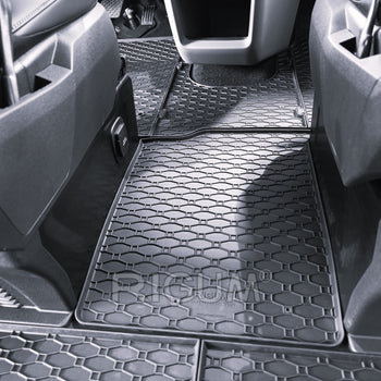 Tapis de voiture Ford Transit Custom II, fabrication 2024 - présent, carrosserie van 2 places, tunnel inclus | 906226
