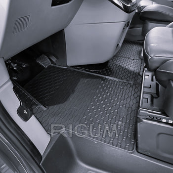 Tapis de voiture Ford Tourneo Custom II, fabrication 2024 - présent, carrosserie van 2 places, tunnel inclus | 906226