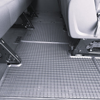 Tapis de voiture Ford Transit, fabrication 2014 - présent, carrosserie van 3 ème file de sièges | 906899