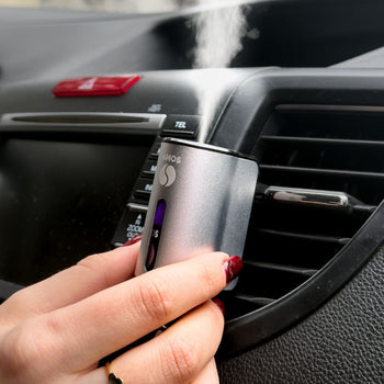 Coffret Diffuseur de parfum AMOS mini GRIS + 3 parfums OFFERTS