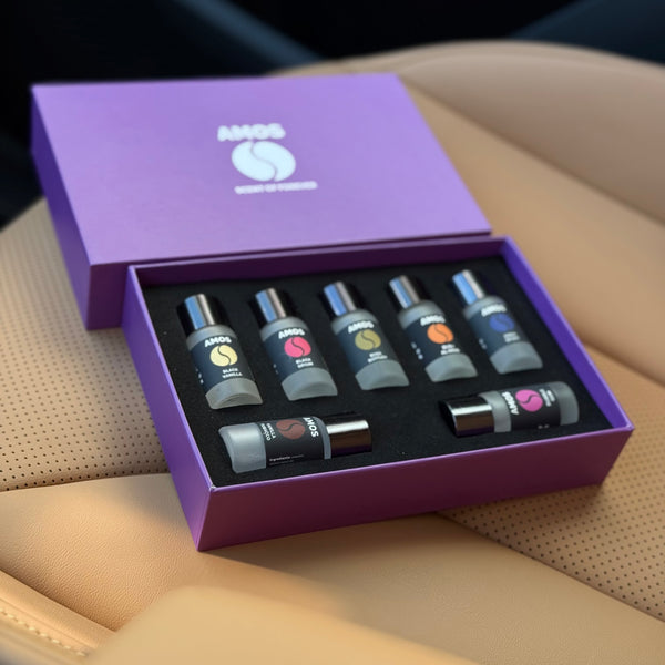 Amos Mini Purple – Set de 7 recharges de parfum