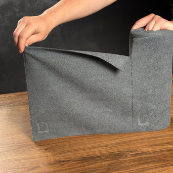 Rouleau de gants de toilette en microfibre - 50 pièces