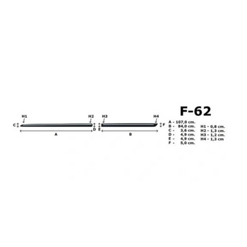 Moulures de carrosserie latérales Mercedes Classe E W213, fabrication 04.2017 - 07.2023, carrosserie coupé | F-62