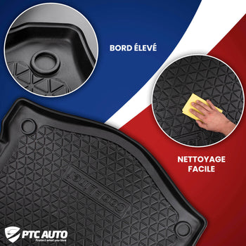 Tapis de coffre Jeep Renegade, carrosserie suv, fabrication 09.2014 - 06.2018, coffre inférieur, sans plancher réglable en hauteur | 192689CM