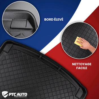Tapis de coffre Skoda Fabia IV, carrosserie berline, fabrication 09.2021 - présent, coffre inférieur, sans/sous plancher variable | 193990GRD