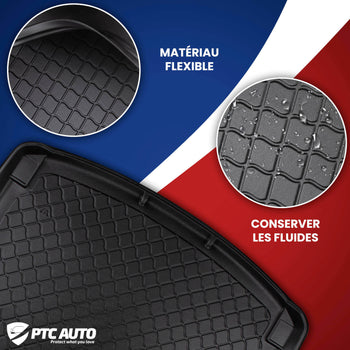 Tapis de coffre Ford Tourneo Custom Facelift, carrosserie van, fabrication 02.2018 - présent, empattement l2, derriere 3e rangée de sieges | 193145GRD