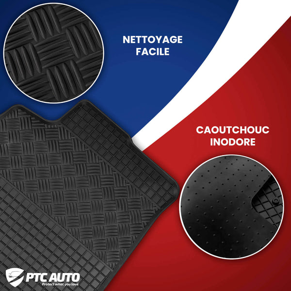 Tapis de voiture Opel Vivaro B, fabrication 09.2014 - 02.2019, carrosserie van 3 ème file de sièges | 904277