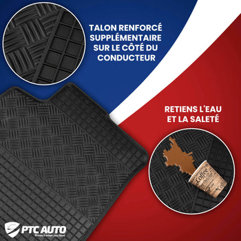 Tapis de voiture Opel Vivaro B, fabrication 09.2014 - 02.2019, carrosserie van 3 ème file de sièges | 904277