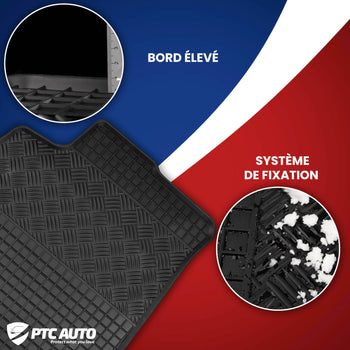 Tapis de voiture Opel Vivaro B, fabrication 09.2014 - 02.2019, carrosserie van 3 ème file de sièges | 904277
