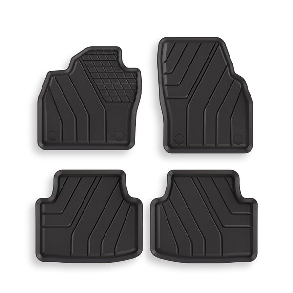 Tapis avec bords relevés Mercedes Classe B W247, fabrication 01.2019 - présent, carrosserie van | AP1110