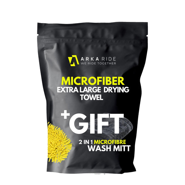 Serviette microfibre ultra large + GANT CADEAU