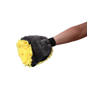 Pack : 2 x Serviettes microfibre auto ultra large Arka Ride 1000 GSM + 2 x Gants OFFERTS