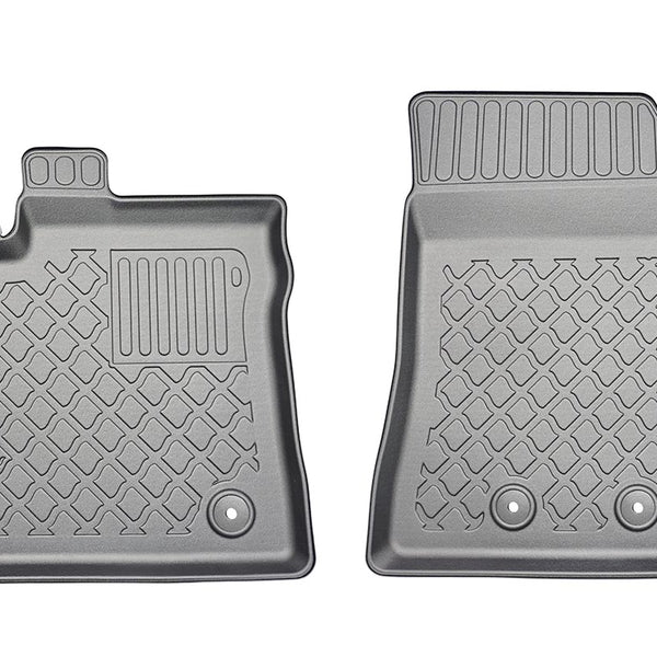 Tapis avec bords relevés Ford Transit Courier II, fabrication 06.2014 - présent, carrosserie van 2 places, ensemble complet pour sièges avant | 654056