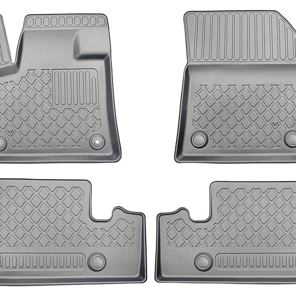 Tapis avec bords relevés Peugeot 3008 II, fabrication 11.2016 - présent, carrosserie suv inclusivement facelift, ne correspond pas au modèle hybride et hybride4, avec chaîne hi-fi focal | 603573
