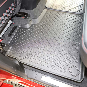Tapis avec bords relevés Dodge RAM V, fabrication 2019 - présent, carrosserie pick-up tapis de voiture arrière | 664251