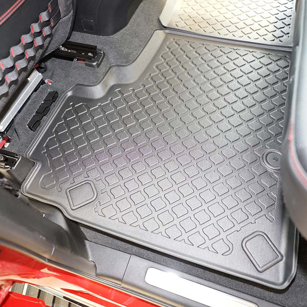Tapis avec bords relevés Dodge RAM V, fabrication 2019 - présent, carrosserie pick-up tapis de voiture arrière | 664251