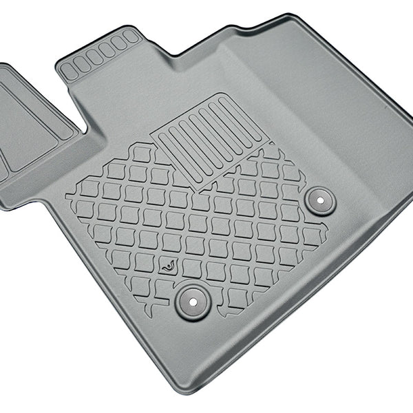 Tapis avec bords relevés Volkswagen T7 Multivan eHybrid PHEV, fabrication 10.2021 - présent, carrosserie van empattement court, tapis de voiture avant | 653893
