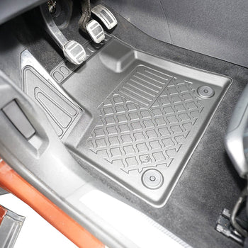 Tapis avec bords relevés Peugeot 3008 II, fabrication 11.2016 - présent, carrosserie suv ne correspond pas au modèle hybride et hybride4, avec chaîne hi-fi focal | 603573