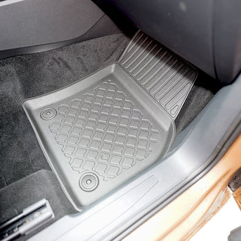 Tapis avec bords relevés Volkswagen Caddy, fabrication 11.2020 - présent, carrosserie van 5-7 places, tapis de voiture avant | 653886
