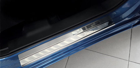 Protection de seuil de porte en acier inoxydable Dacia Logan III, fabrication 01.2021 - présent, carrosserie sedán #1