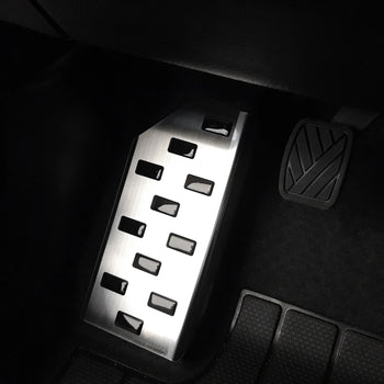 Protection en acier inoxydable pour pédale repos-pied Citroen Berlingo III, fabrication 06.2018 - présent, carrosserie van | 32-4076