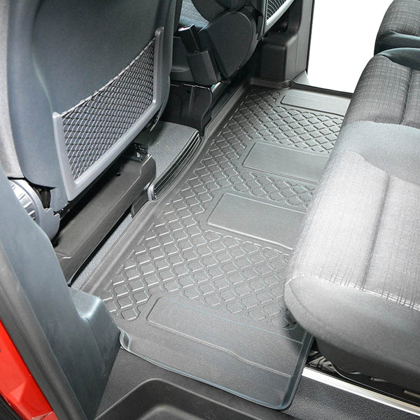 Tapis avec bords relevés Mercedes EQV, fabrication 10.2020 - présent, carrosserie van empattement long, rangée 2 | 683352