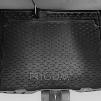Tapis de coffre Dacia Sandero III, carrosserie berline, fabrication 01.2021 - présent, coffre inférieur et supérieur, inclusivement coffre sans plancher réglable en hauteur | 405019