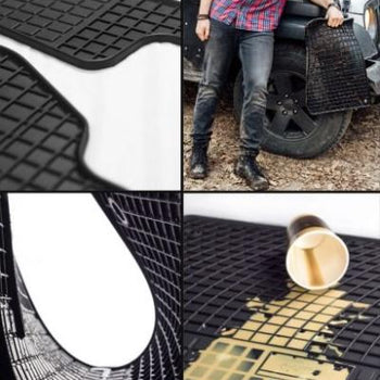 Tapis de voiture Hyundai Santa Fe IV, fabrication 08.2018 - 2020, carrosserie suv | ET411142