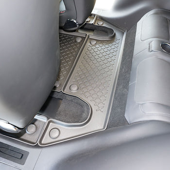 Tapis avec bords relevés Tesla Model X Facelift, fabrication 01.2021 - présent, carrosserie suv, 6 places, rangée 3 #1
