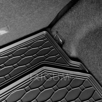 Tapis de coffre Nissan Qashqai III (J12) e-Power, carrosserie suv, fabrication 07.2022 - 2024, coffre inférieur et supérieur, sans coffre intermédiaire | 424010