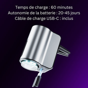 Coffret Diffuseur de parfum AMOS mini GRIS + 3 parfums OFFERTS