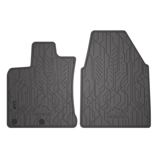 Tapis en caoutchouc avant Nissan Qashqai I, fabrication 02.2007 - 01.2014, carrosserie suv (2 pcs.) | ND0450