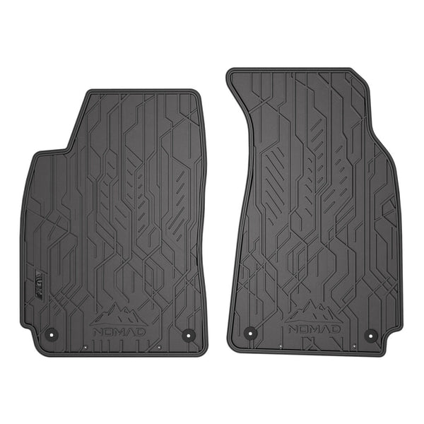 Tapis en caoutchouc avant Volkswagen Passat B5, fabrication 10.1996 - 2005, carrosserie break (2 pcs.) | ND0396