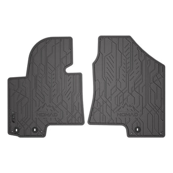 Tapis en caoutchouc avant Hyundai Tucson, fabrication 2009 - 2015, carrosserie suv (2 pcs.) | ND0422