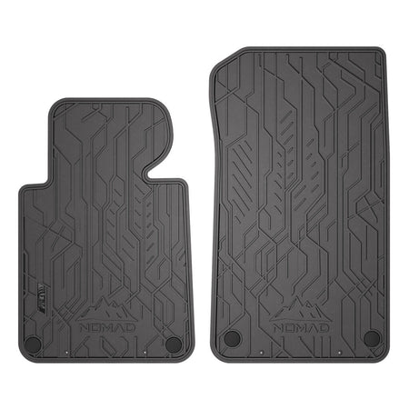 Tapis en caoutchouc avant BMW Série 3 E46, fabrication 1999 - 2005, carrosserie coupé (2 pcs.) | ND0660