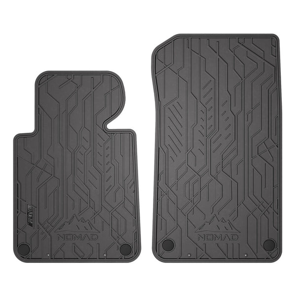 Tapis en caoutchouc avant BMW Série 3 E46, fabrication 1999 - 2005, carrosserie coupé (2 pcs.) | ND0660