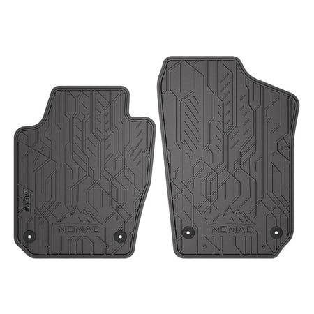 Tapis en caoutchouc avant Seat Ibiza IV, fabrication 05.2008 - 05.2017, carrosserie berline (2 pcs.) | ND0404