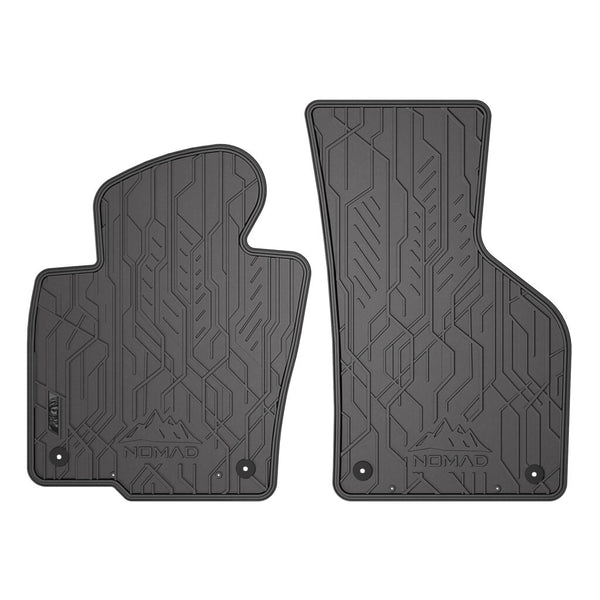 Tapis en caoutchouc avant Volkswagen Passat B6, fabrication 2005 - 09.2010, carrosserie break (2 pcs.) | ND0392